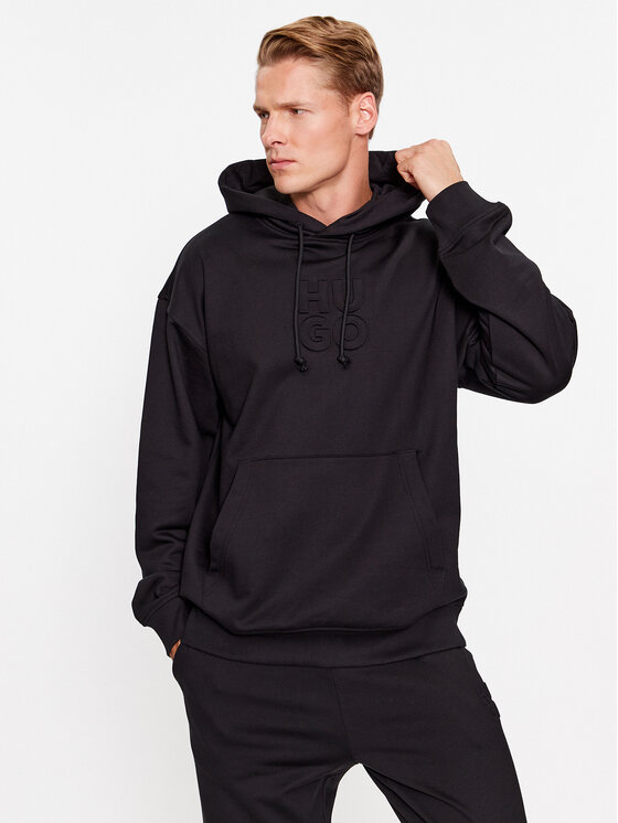 HUGO Hugo Felpa Dokras 50496651 Nero Relaxed Fit