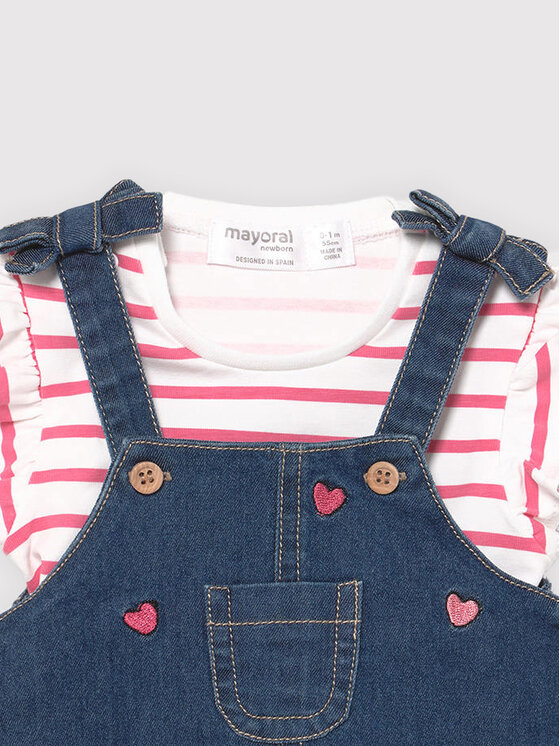 Completo maglietta e gonna 1840 Multicolore