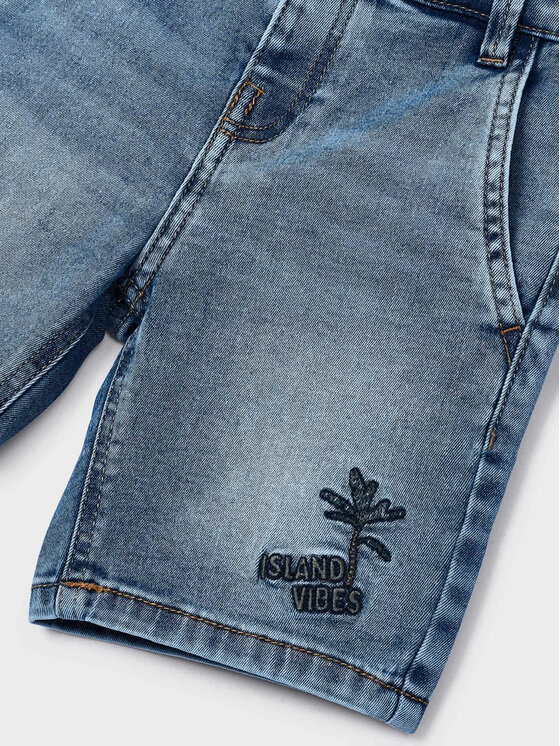 Mayoral Mayoral Jeans kratke hlače 3228 Modra Regular Fit