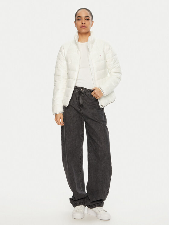 Tommy Jeans Tommy Jeans Žieminė striukė Essential DW0DW19312 Écru Regular Fit