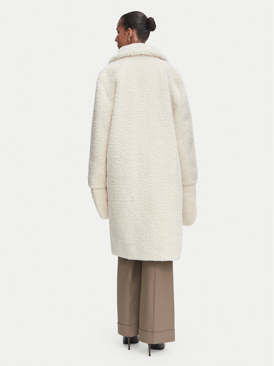 Rinascimento Rinascimento Изкуствен кожух CFC0127146003 Кремав Oversize