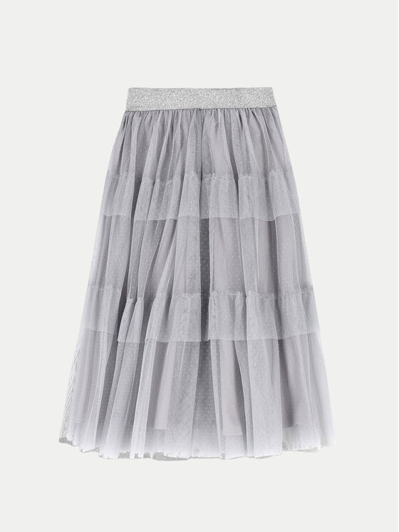 Coccodrillo Coccodrillo suknja od tila ZC4124101EPG Siva Regular Fit
