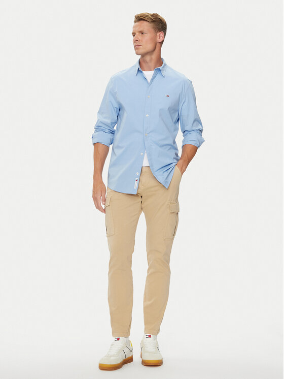 Tommy Jeans Tommy Jeans Hemd Entry DM0DM19519 Blau Regular Fit