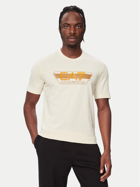 EA7 Emporio Armani EA7 Emporio Armani Футболка 7M002433 AF12503 U1079 Кремовий Regular Fit