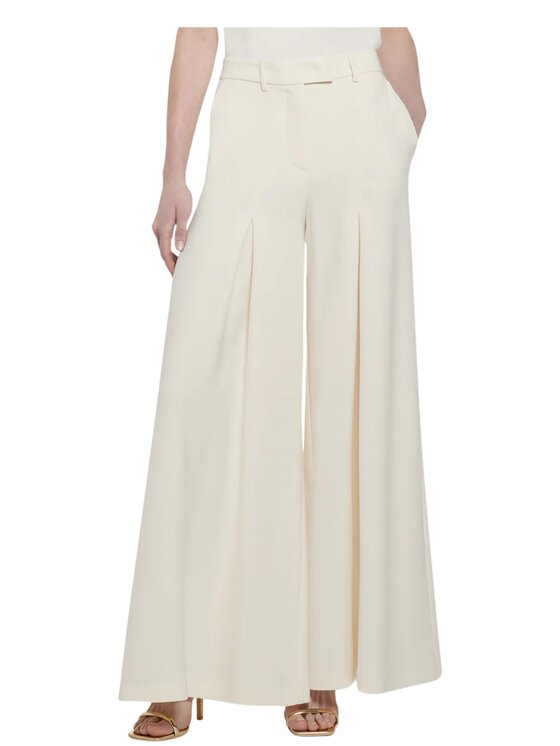 Simona Corsellini Simona Corsellini Spodnie zimowe pa00701-v0359 Beżowy Regular Fit
