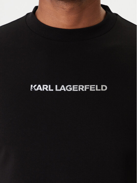 KARL LAGERFELD KARL LAGERFELD T-särk 755403 554235 Must Slim Fit