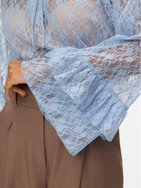 Vero Moda Vero Moda Blūze Loulou 10345400 Gaiši zils Loose Fit