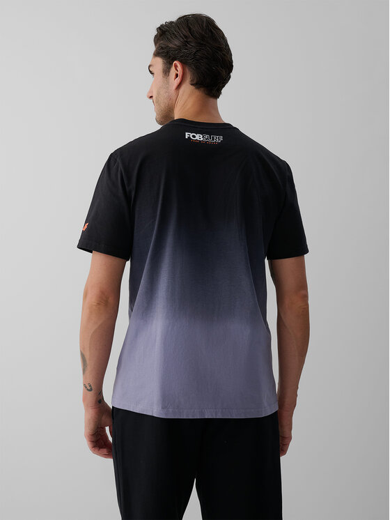 4F 4F T-Shirt FOB SUMMER Czarny Regular Fit