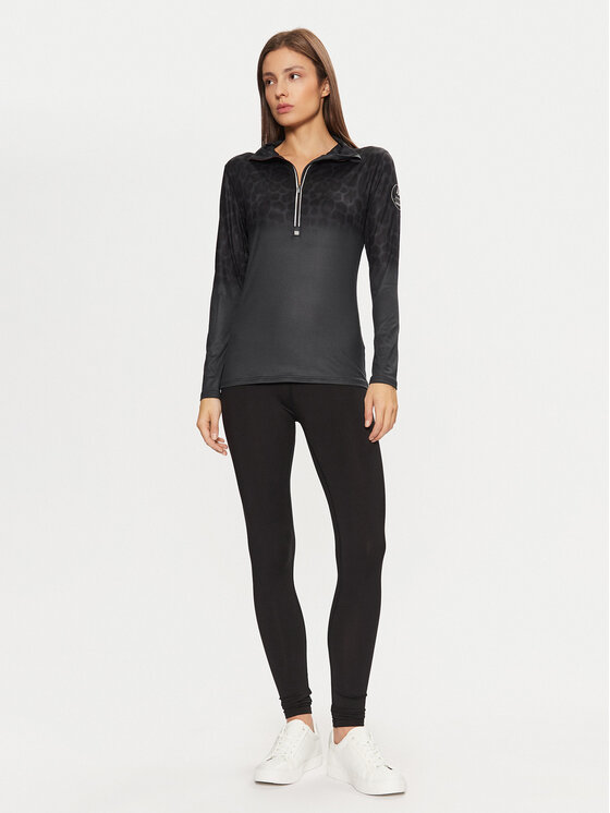 Surfanic Surfanic Bielizna termoaktywna górna SWU2606 Czarny Slim Fit