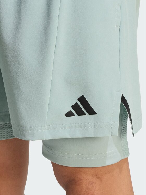 adidas adidas Szorty sportowe 159378 Zielony Regular Fit