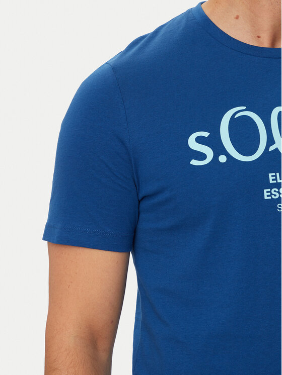 s.Oliver s.Oliver T-shirt 2139909 Plava Regular Fit