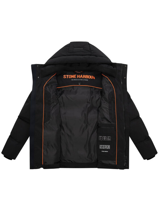 Stone Harbour Stone Harbour Kurtka zimowa Taviaan Czarny Regular Fit