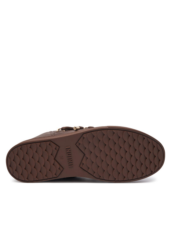 Inuikii Inuikii Sněhule Full Leather Wedge 1001.004.0092 Tmavě hnědá