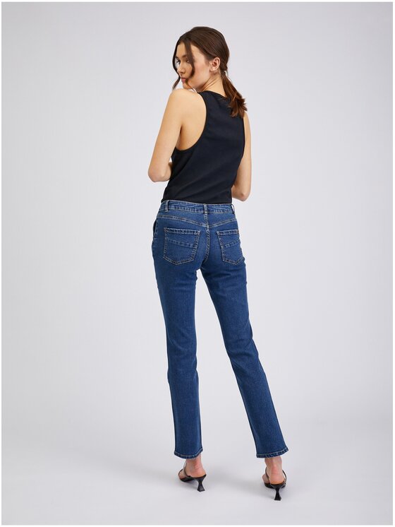 Orsay Orsay Jeansy 312176580000__36 Niebieski Straight Fit