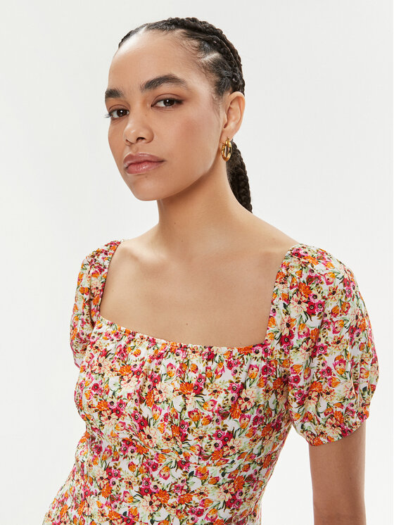 Guess Guess Rochie de vară Ss Prisca W4GK44 WG562 Colorat Regular Fit