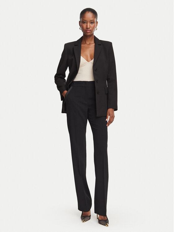 Marella Marella Hlače Nembo 2623136053 Crna Regular Fit