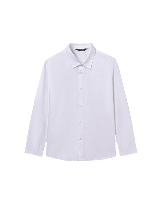 Mayoral Mayoral Srajca 874 Bela Regular Fit