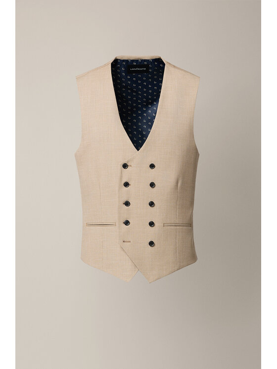 Lancerto Lancerto Kamizelka Astorga KA073126000005 Beżowy Regular Fit