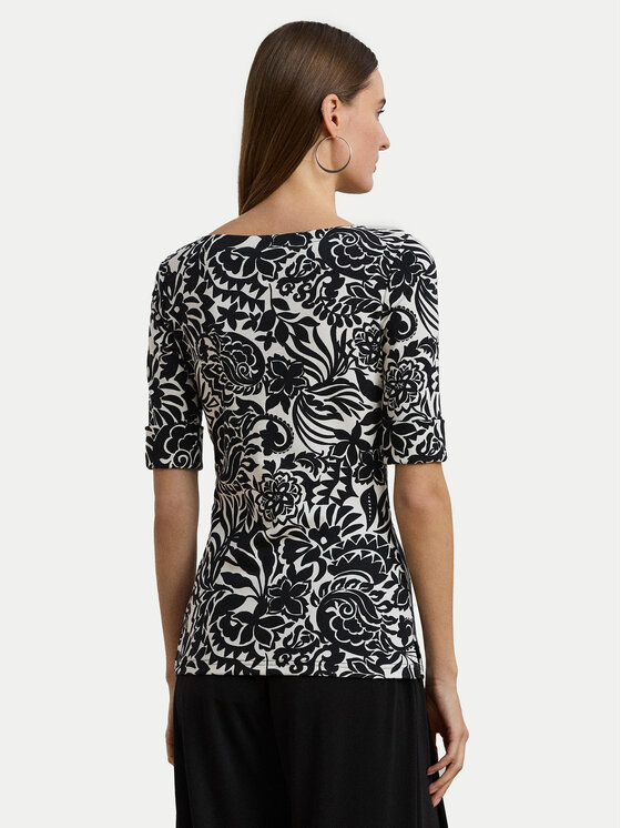 LAUREN RALPH LAUREN LAUREN RALPH LAUREN Majica 200963940001 Crna Slim Fit