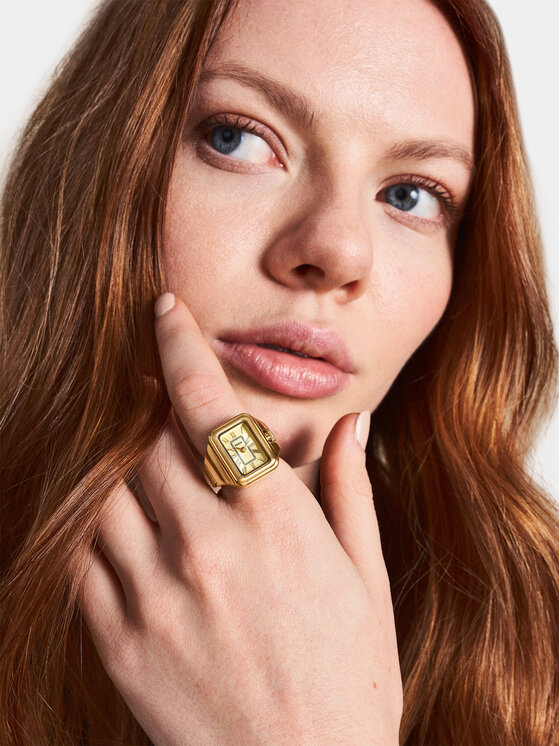 Fossil Fossil Laikrodis Watch Ring ES5343 Auksinė