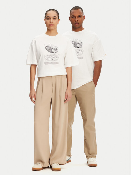 Puma Puma Tricou Unisex Harry Potter 630092 Alb Oversize
