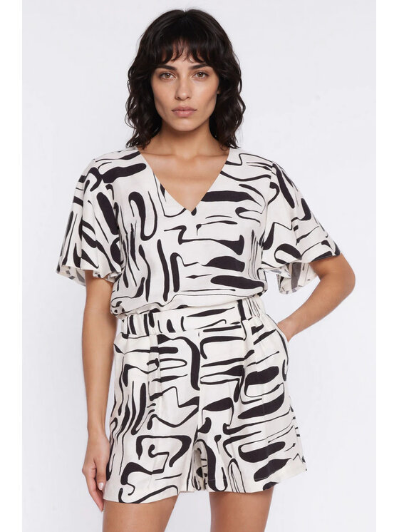 NIFE NIFE Šortky z materiálu SD136 Barevná Regular Fit