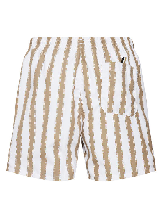 BOSS BOSS Pantaloni scurți pentru înot Piranha 50508844 Bej Regular Fit