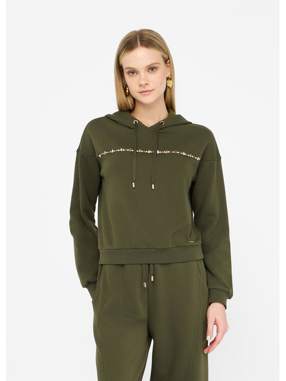 Liu Jo Liu Jo Felpa TF5113FS32190515 Verde Regular Fit