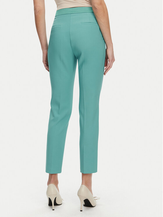 Artigli Artigli Spodnie materiałowe ACPA000774 Turkusowy Regular Fit