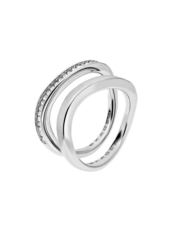 Skagen Skagen Prsteň SKJ0298040503 Strieborná