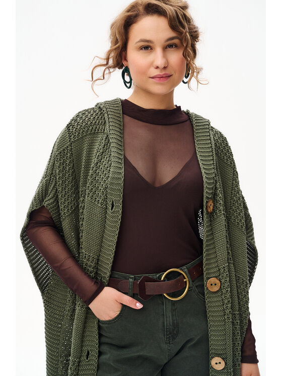 blue shadow blue shadow Kardigan Tamashi Khaki Regular Fit