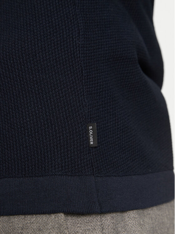 s.Oliver s.Oliver Pulover 2152687 Bleumarin Regular Fit