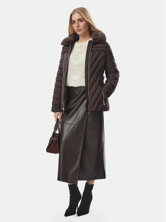 MICHAEL Michael Kors MICHAEL Michael Kors Giubbotto invernale 77A6945M42 Marrone scuro Slim Fit