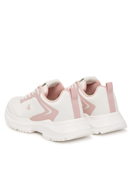 Calvin Klein Calvin Klein Sneakersy Low Cut Lace-Up V3A9-83233-1844 S Bílá