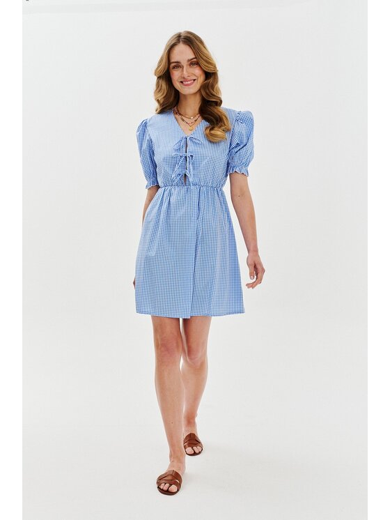 NAOKO NAOKO Sukienka codzienna Girly Charm Niebieski Regular Fit