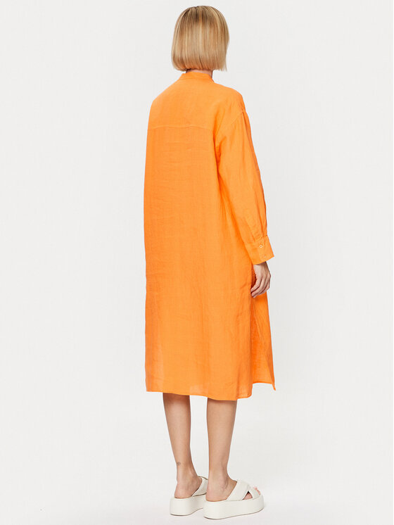 Seidensticker Seidensticker Hemdkleid 60.134909 Orange Regular Fit
