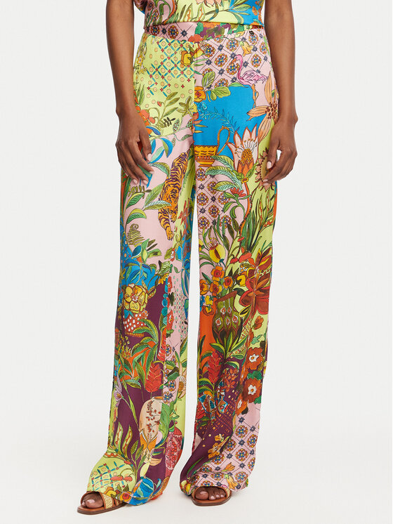 Liu Jo Liu Jo Штани з тканини WA6484 T473A Кольоровий Relaxed Fit