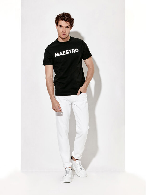 T-shirt Maestro Nero Regular Fit