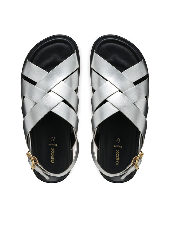 Geox Geox Sandály D Adelash D55YWA 000CF C1007 Stříbrná