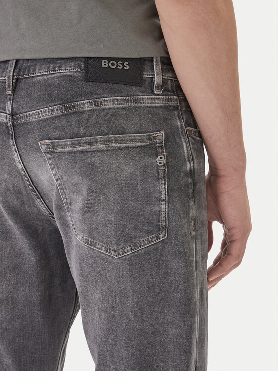 BOSS BOSS Blugi C-Re.Maine 50556510 Gri Regular Fit
