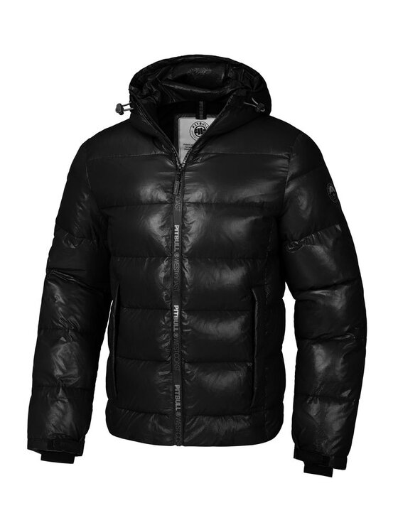 PITBULL PITBULL Kurtka zimowa męska z kapturem Pepperwood XXL Czarny Regular Fit