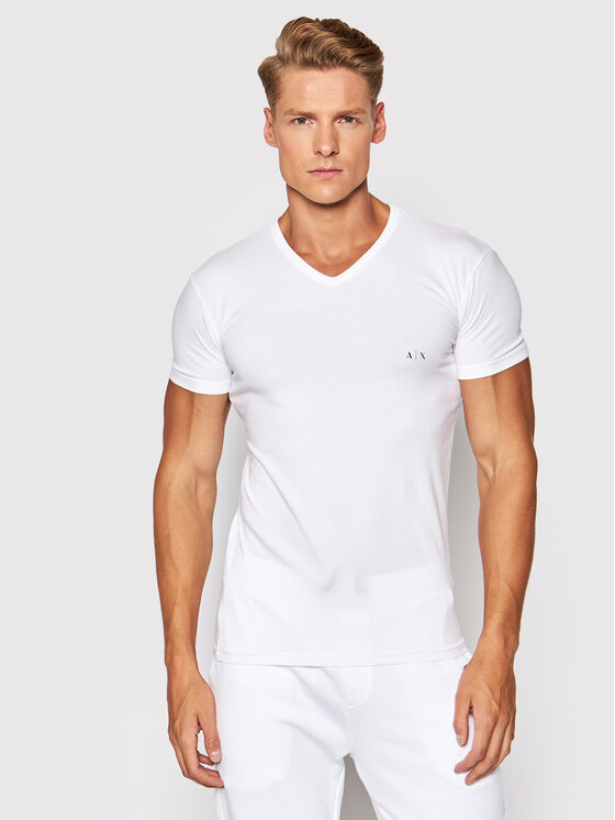 Armani Exchange Armani Exchange Póló szett 956004 CC282 04710 Fehér Regular Fit