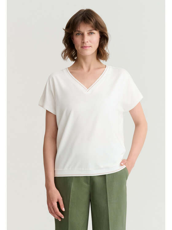 TATUUM TATUUM Halenka AJSALA 1 Krémová Classic Fit