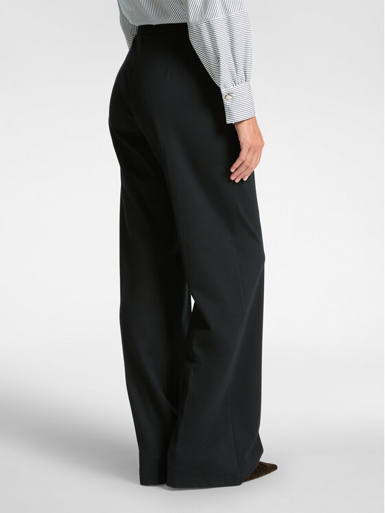 Elena Mirò Elena Mirò Pantaloni di tessuto P151P000341N033 Nero Over Fit