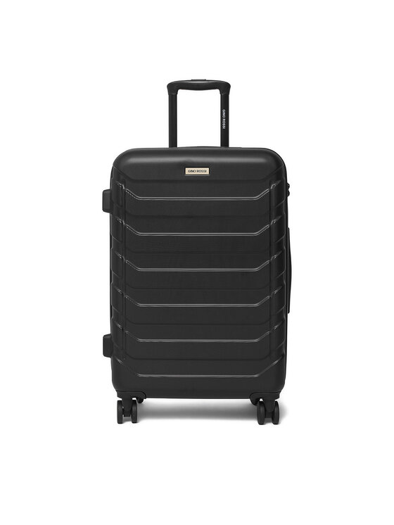 GINO ROSSI GINO ROSSI Walizka średnia GIN-M-001-05-BLACK Czarny