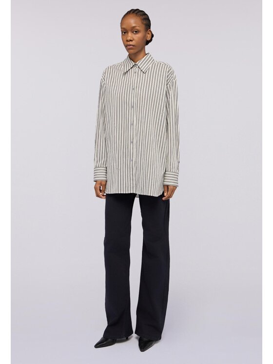 Trussardi Trussardi Camicia 51426100026N002 Bianco Over Fit