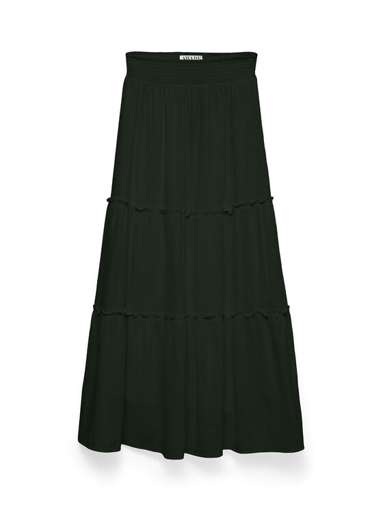 Vero Moda Vero Moda Maxi sukně Keeley 10316487 Černá Regular Fit