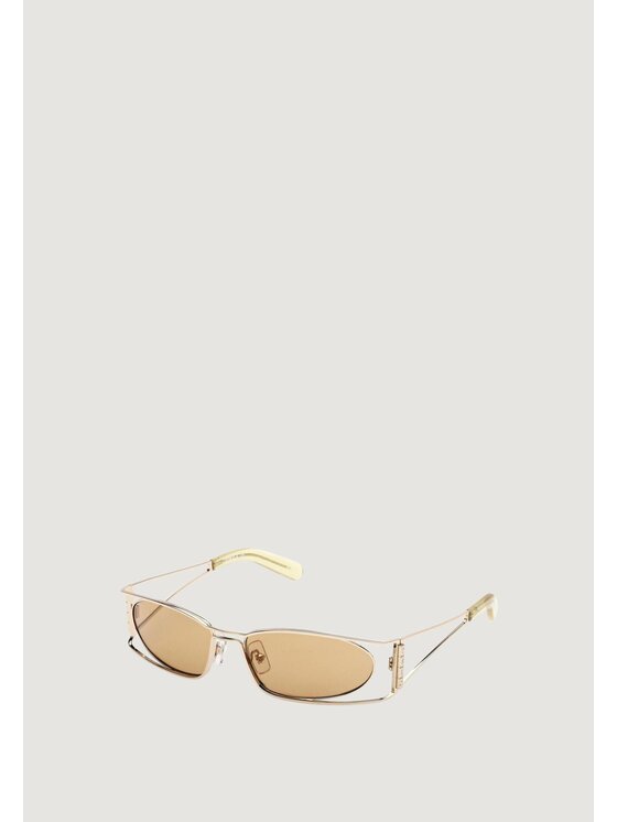 GCDS GCDS Okulary przeciwsłoneczne Geometrico Złoty