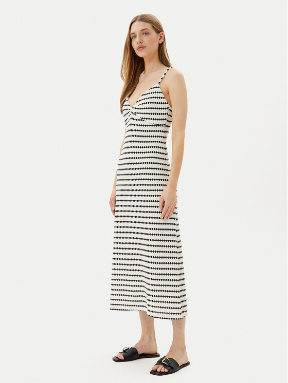 ONLY ONLY Letní šaty Eva 15346296 Écru Regular Fit