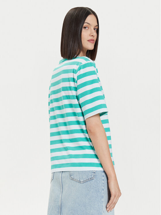 United Colors Of Benetton United Colors Of Benetton T-shirt 34KUD107E Zelena Comfort Fit